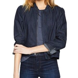 Lucky Brand True Indigo Bomber Denim Bomber Jacket
